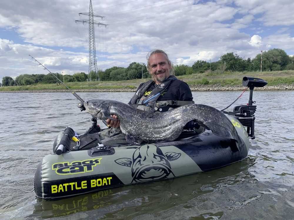 silnik zaburtowy elektryczny do belly boat kajaka sterowany pilotem