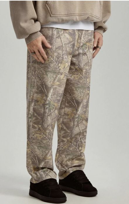 House Spodnie męskie baggy we wzór camo tree rozmiar S