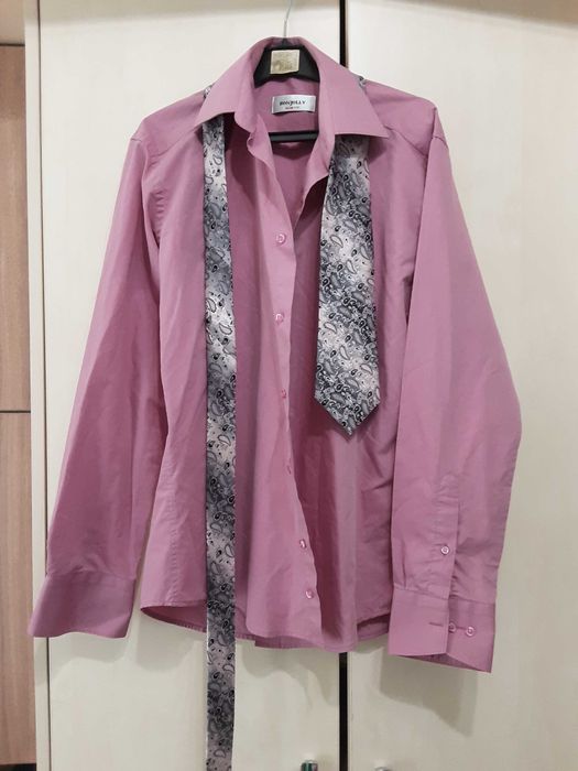 Костюм, рубашка, галстук для выпускного или свадьбы,  размер 46/176