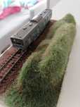 Diorama h0 wagon motorowy