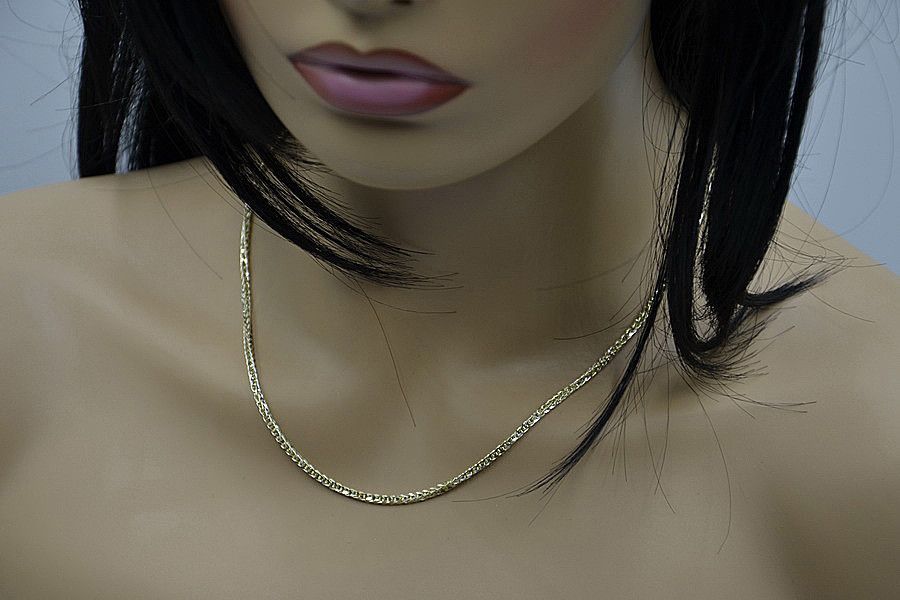 Złoty łańcuszek 14k żółte złoto 585 Lisi ogon cc036y 45cm 3mm Gdańsk