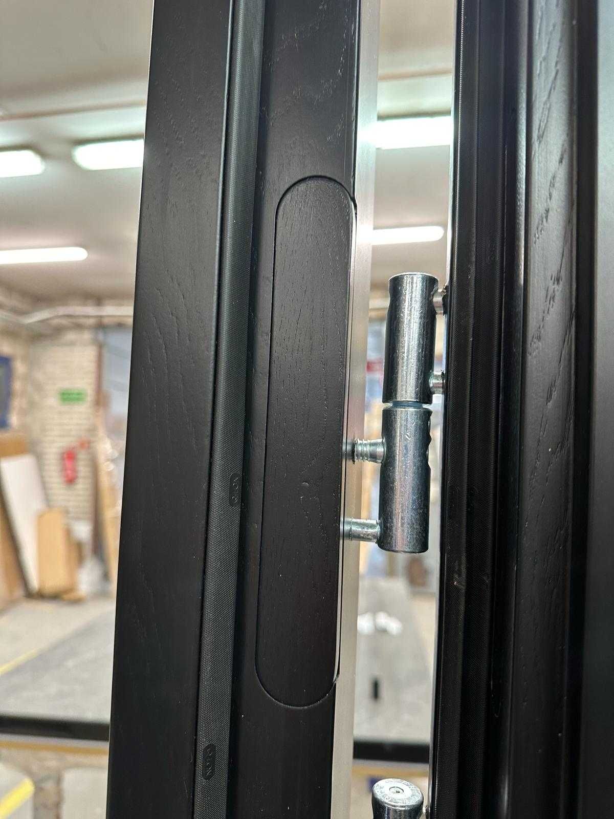 Drzwi zewnętrzne drewniane dębowe 111x207, wyprzedaż, promocja (214)