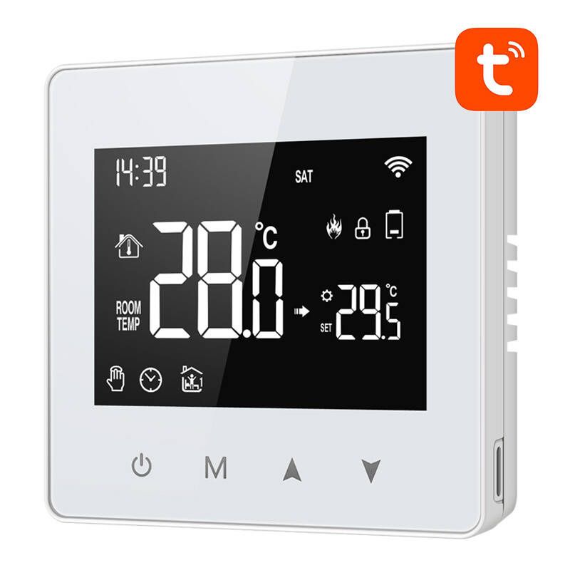 Termostat Avatto Zwt198 Zigbee Smart Tuya Wifi Sterowanie Temperaturą