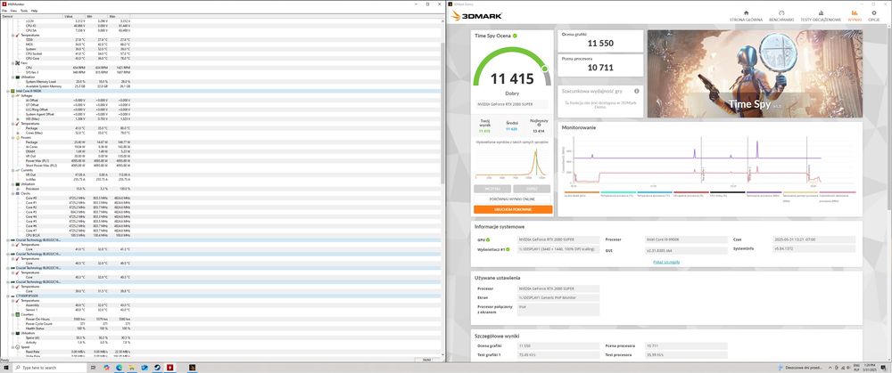 Komputer gamingowy Rtx 2080 super/i9 9900k/32GB RAM DDR4/1,5TB dysk