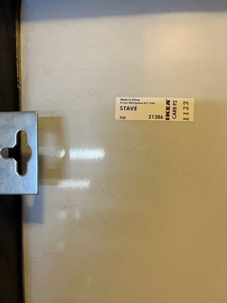 Lustro z czarną ramą IKEA