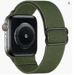 Pasek sportowy kompatybilny z zegarkami Apple Watch 42/44mm zielony
