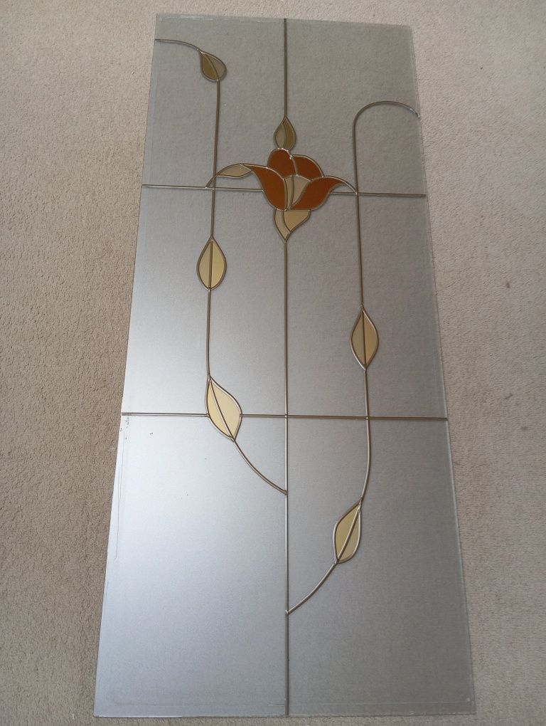 Panel szklany ozdobny