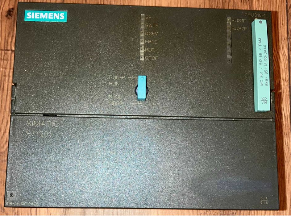 SIEMENS SterownikPLC S7 CPU318-2 6ES7 318-2AJ00-0AB0 + karta