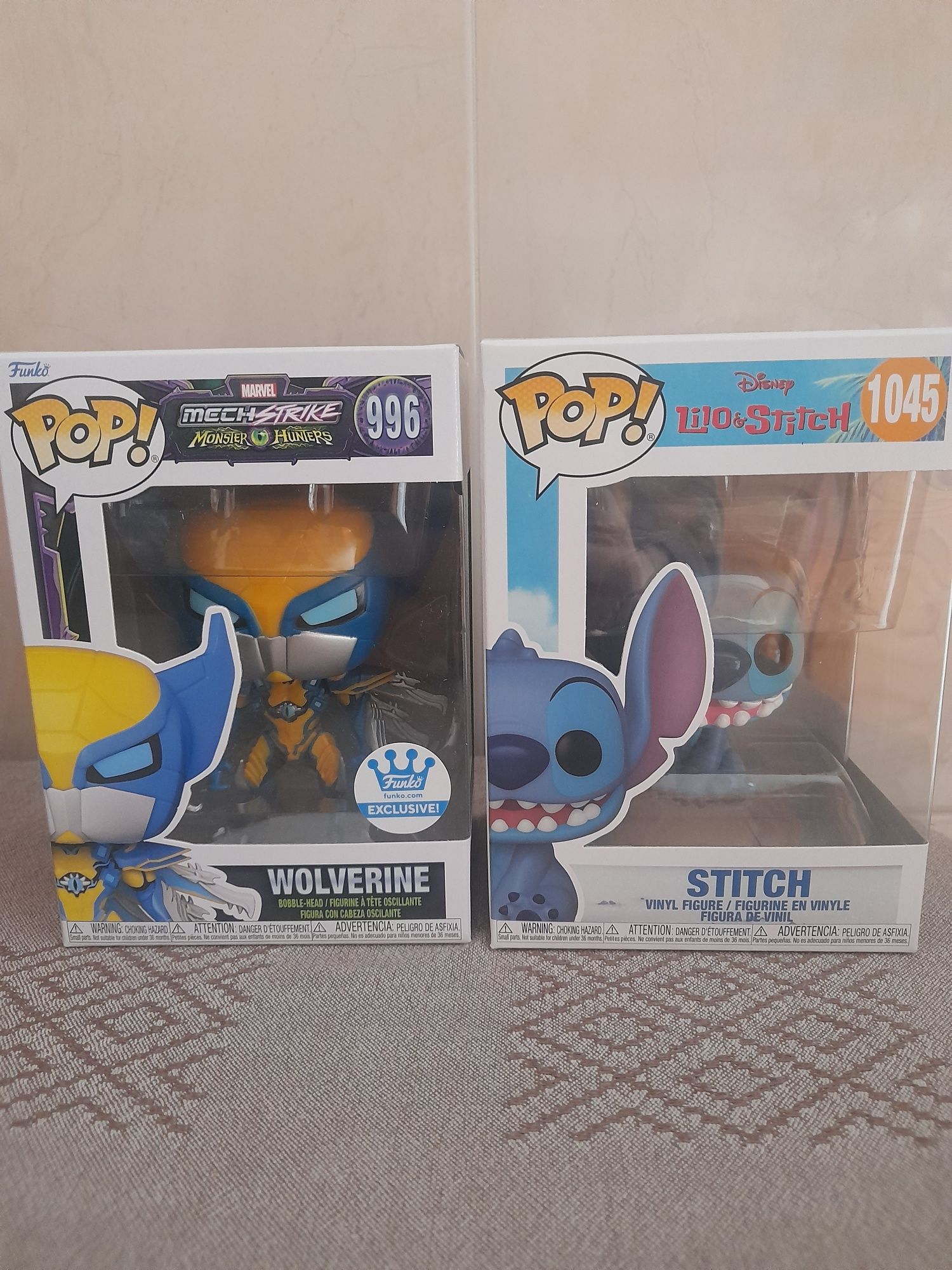 Funko Pop wolverine/stitch