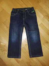 Ocieplane jeansy chłopięce 104 cm