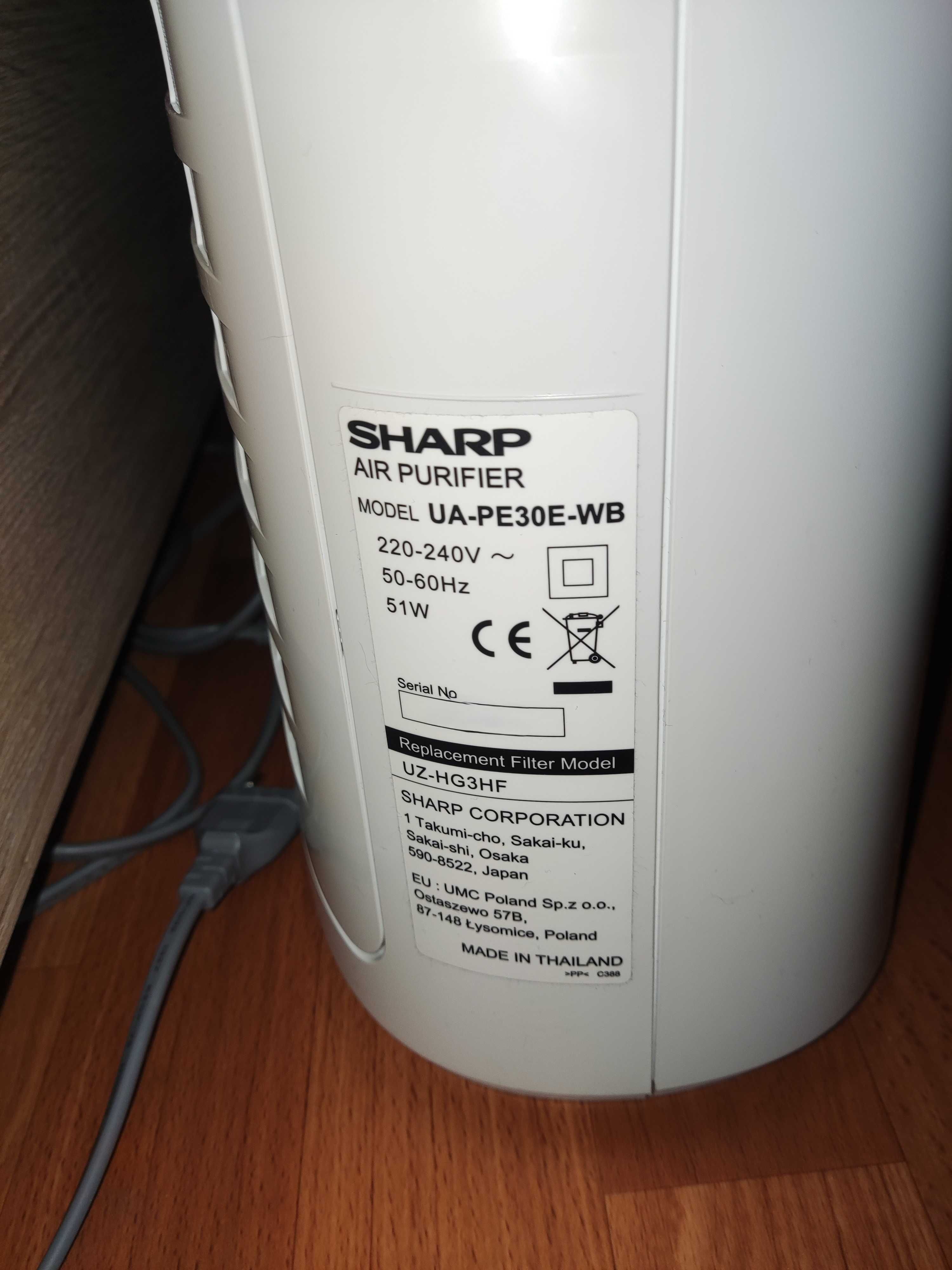 Oczyszczacz powietrza SHARP UA-PE30E-WB