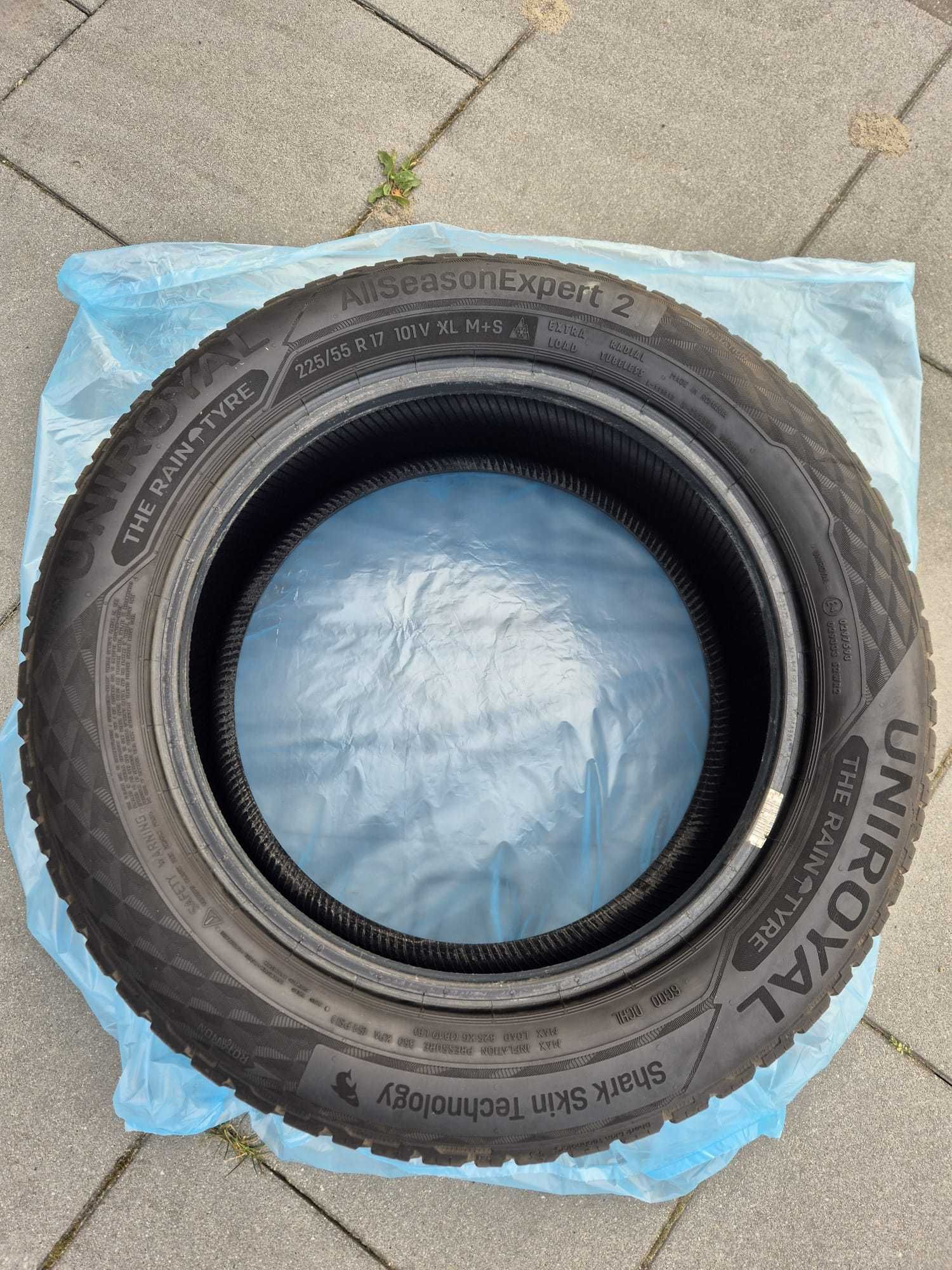 Opony Uniroyal AllSeasonExpert 2 225/55 R17 101V XL - całoroczne 2szt