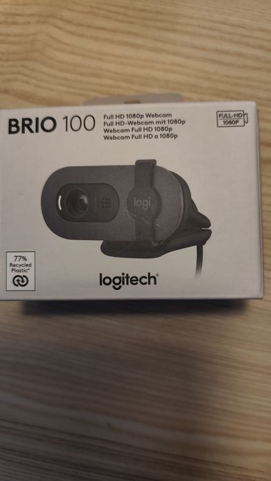 Веб-камера для комп'ютера Logitech Brio 100 Full HD Graphite
