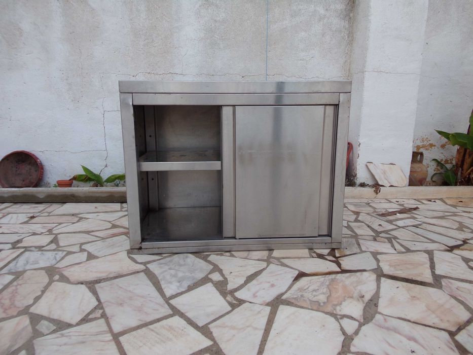Armário de parede em inox 80