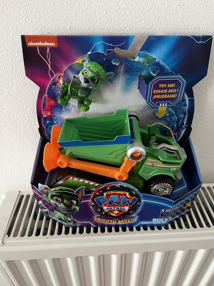 Pojazd Spin Master Psi Patrol Rocky Mighty Movie Recycle Truck