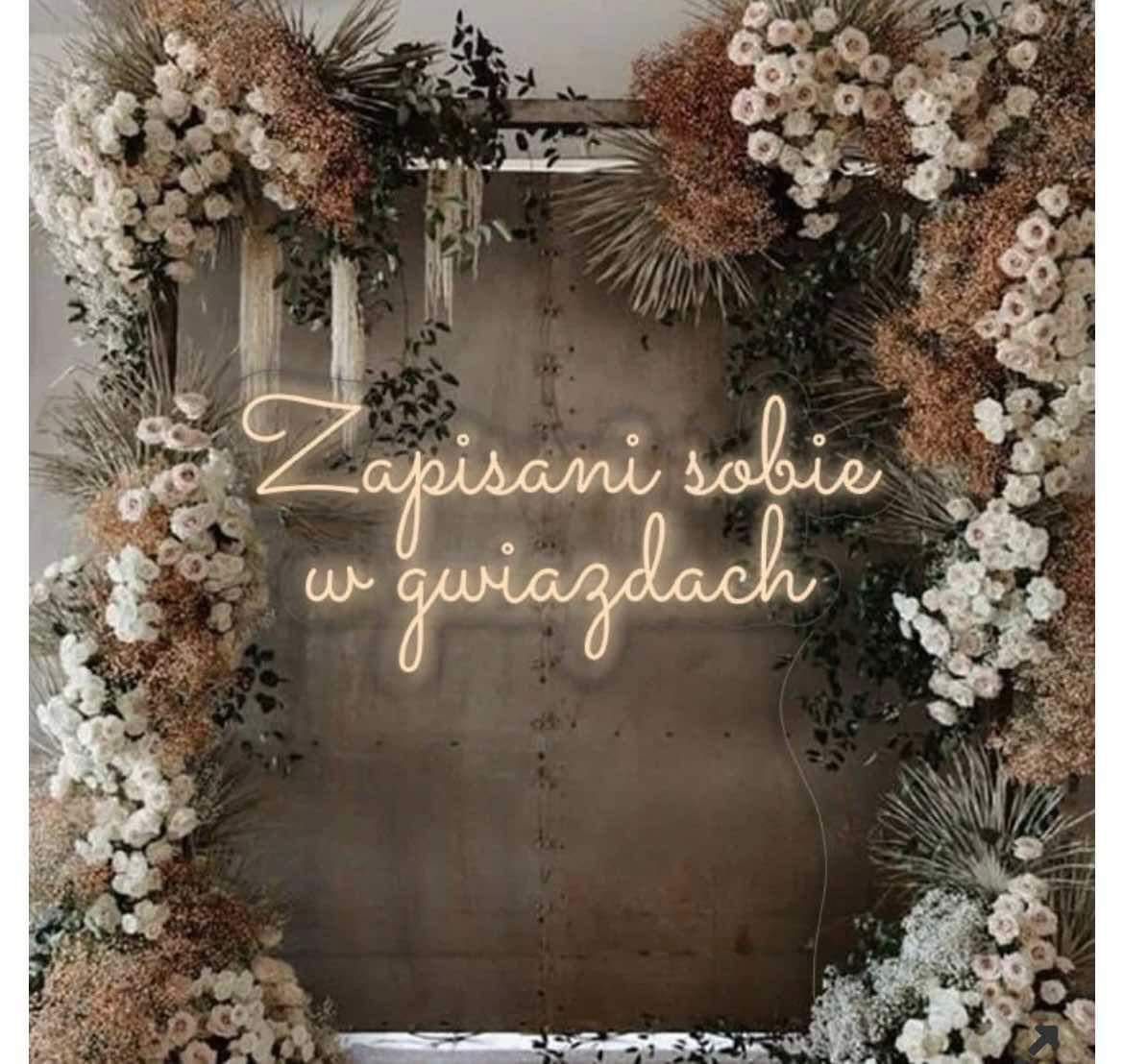 Napis LED na wynajem Duży Wymiar