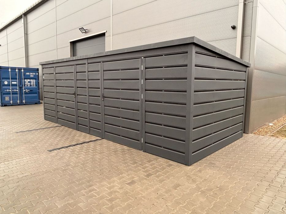 Schowek narzedziowy wiata śmietnikowa