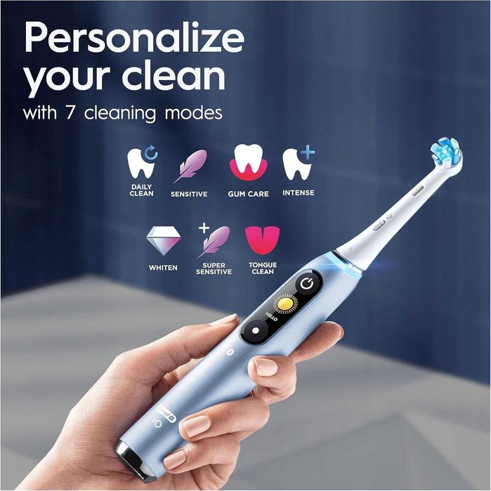 зубна щітка електрична  Oral-B iO9 лімітована серія колір Aqua i rose