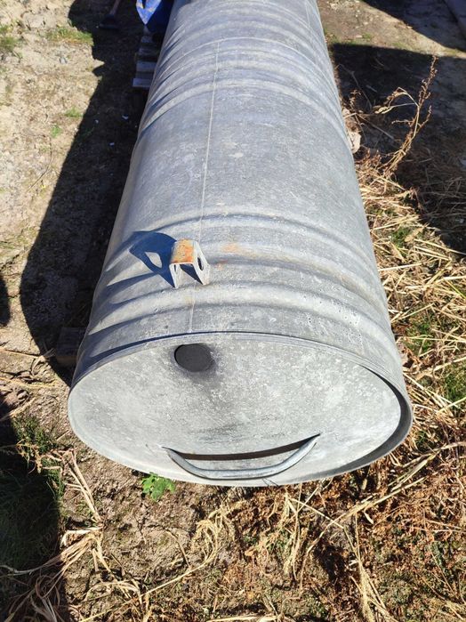 Mauzer Beczka Na Wodę Szambo Ścieki Deszczówkę Paliwo 600L Ocynk