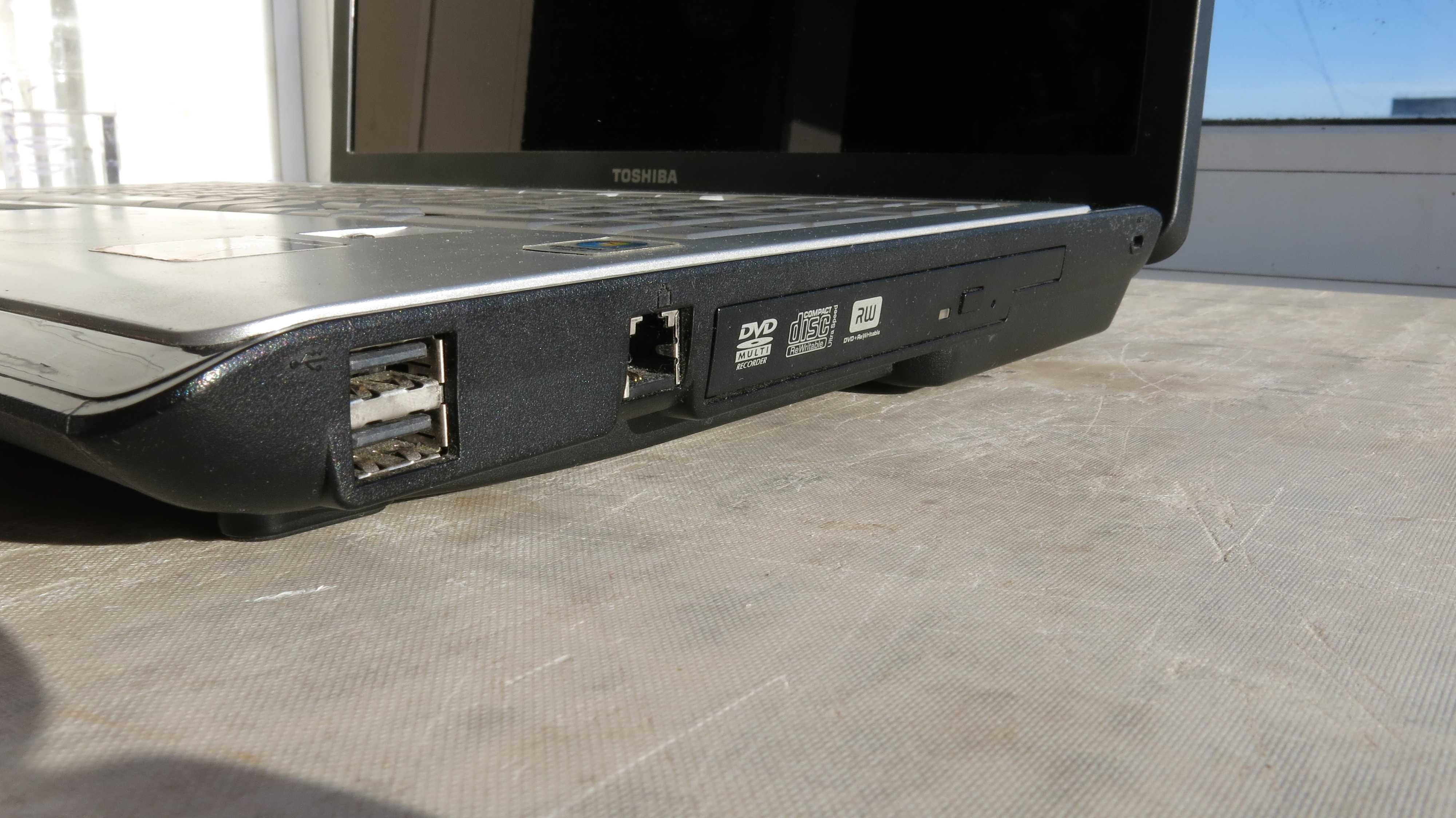 Ноутбук Toshiba 17,3" Satellite P205, hdd 200 Гб, mem 4 Гб, робочий