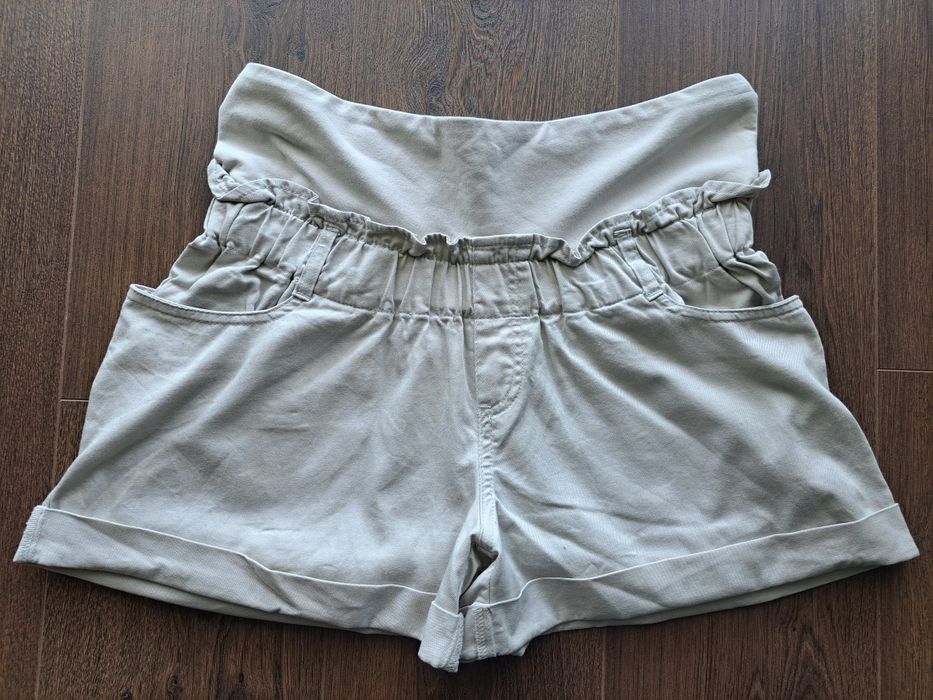 Sprzedam Szorty ciążowe krótkie spodenki H&M Mama 38 beżowe