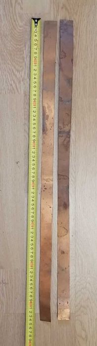 Медь полосами 0.6. Мм.