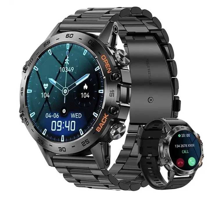 смарт часы MEVADEN MD 52 мужские фитнес-трекер  IP67 call smart  watch
