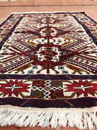 BAIXA de Preço! Centenário, lindo tapete Persa de Tabriz, 144x104cm.