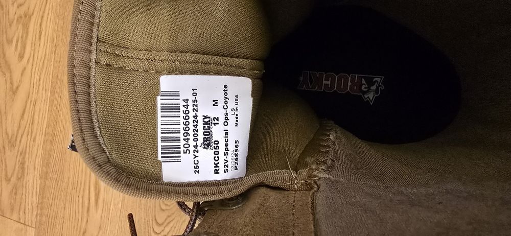 Buty taktyczne, wojskowe Rocky S2V r 12, 46
