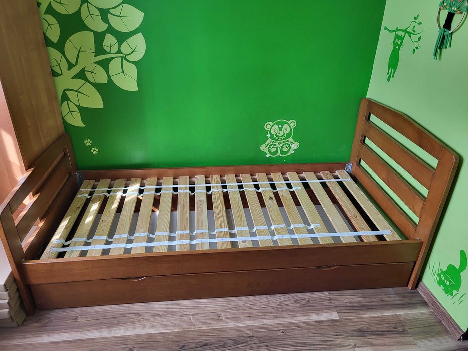 Łóżko 90x200 bukowe