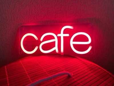 Неонові вивіски кафе, неоновая вывеска coffee неонова вивіска в заклад