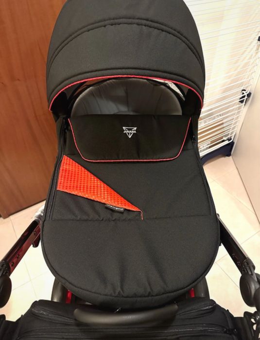 Wózek dziecięcy Junama 4w1 Diamond S-Line v2 01, fotelik, isofix