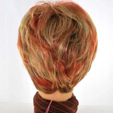 Peruka 3006 kolor ciemny bllond/jasny blond/rubin + siateczka gratis!