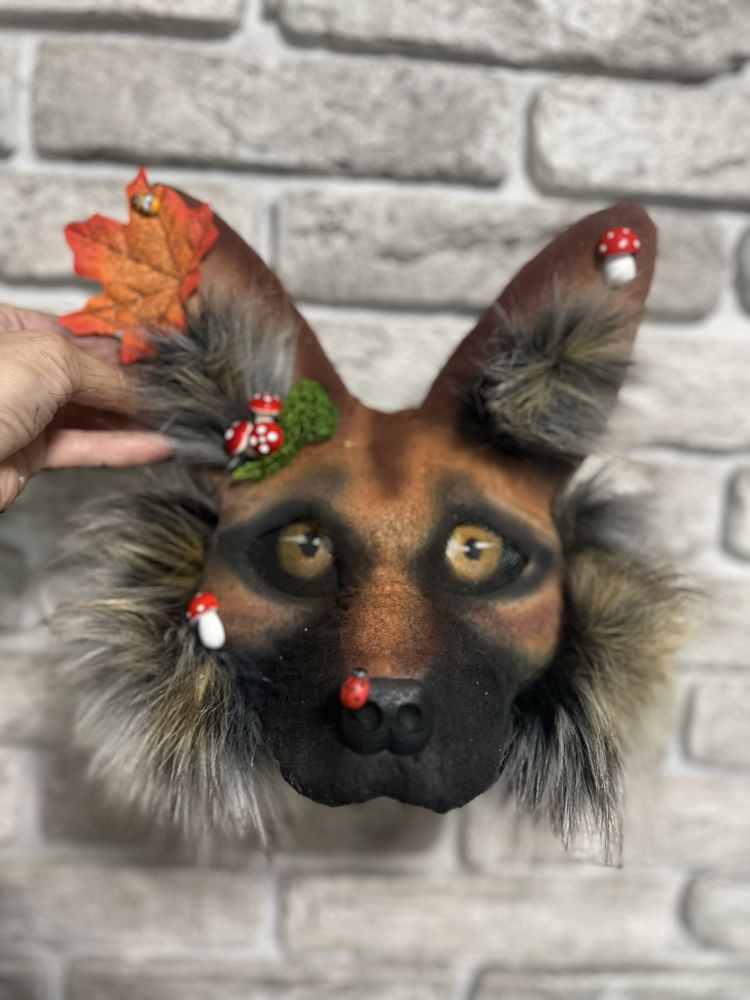 Маска собаки детская
