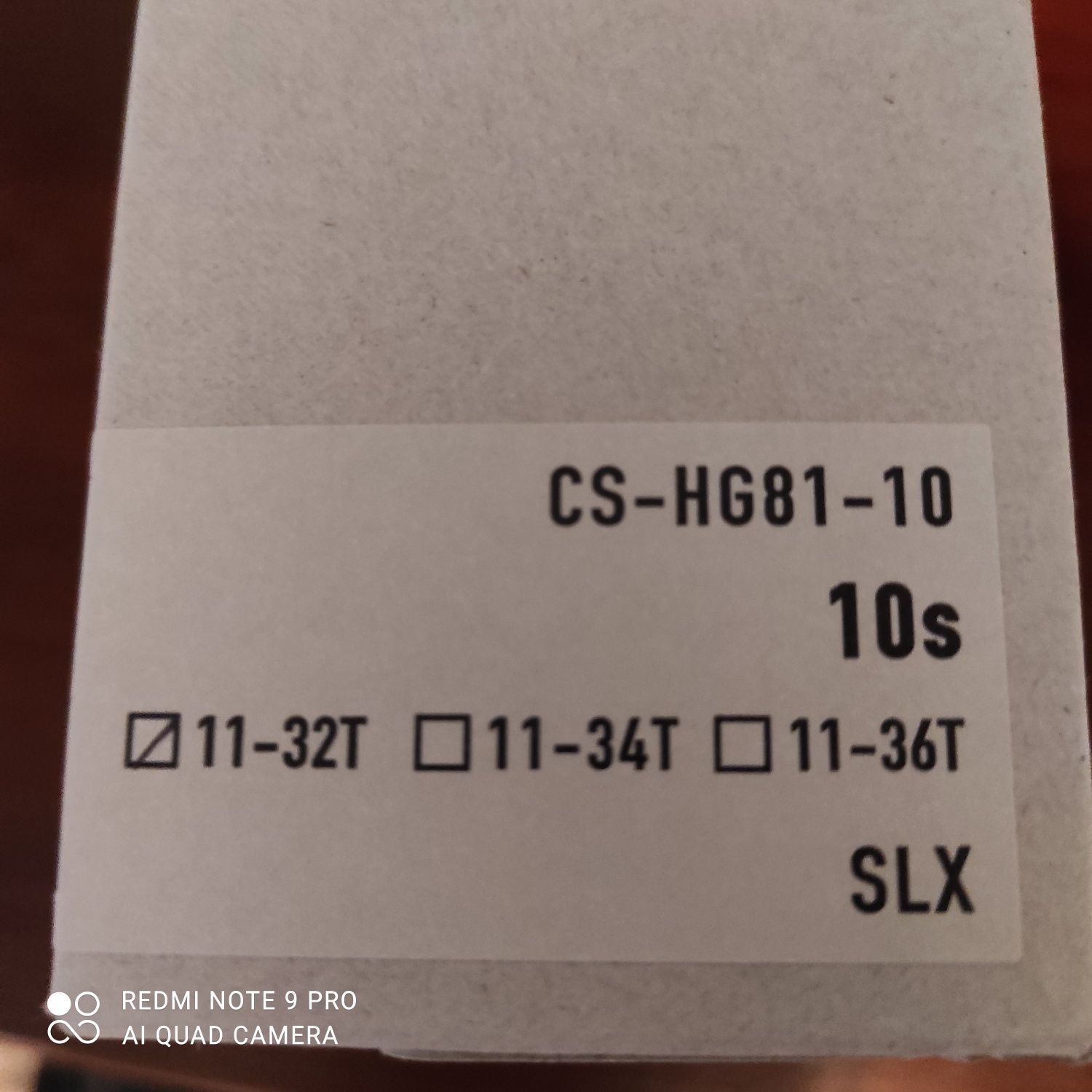 Kaseta Shimano SLX CS-HG81 Dyna-Sys 10speed 11-32T