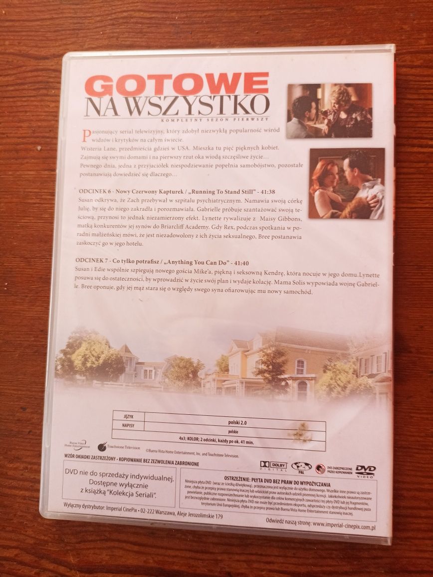 Serial: Gotowe na wszystko, sezon 1, płyta 3, odcinki 6-7