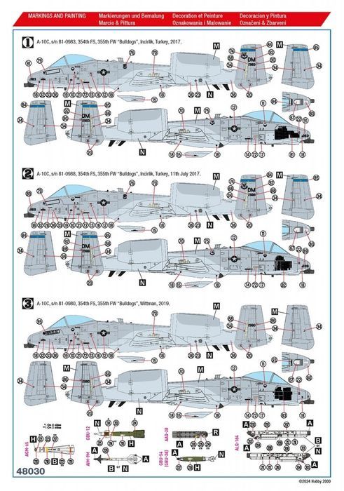 Hobby 2000 A-10C Operation Inherent Resolve 1/48 model do skleja 48030