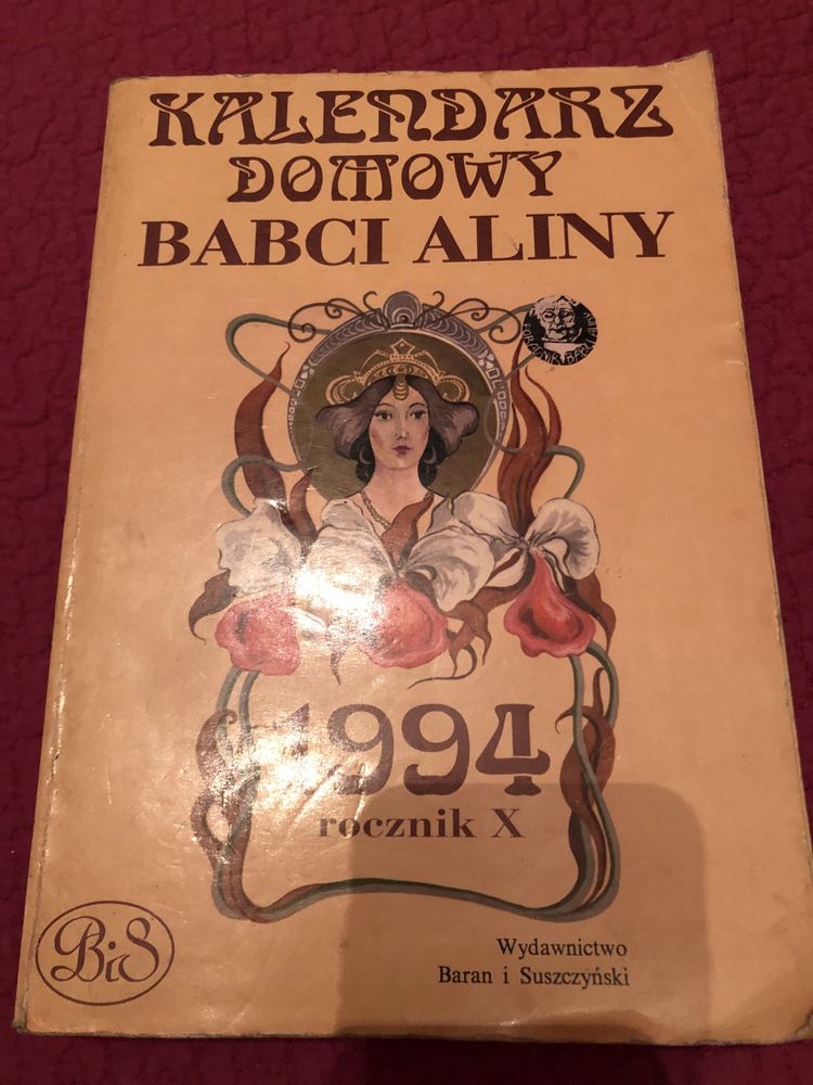 Kalendarz domowy babci Aliny 1994 r