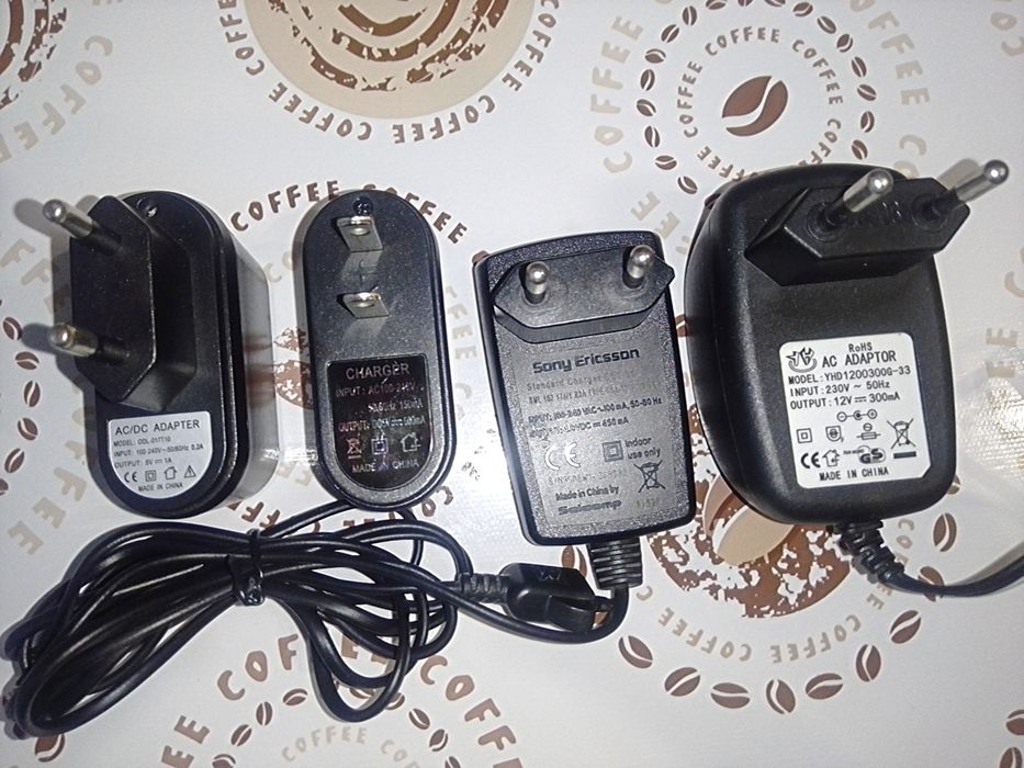 Блоки питания, адаптеры, зарядные устройства, зарядки