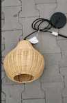 Lampa Rattanowa E27 do sypialni, jadalni salonu