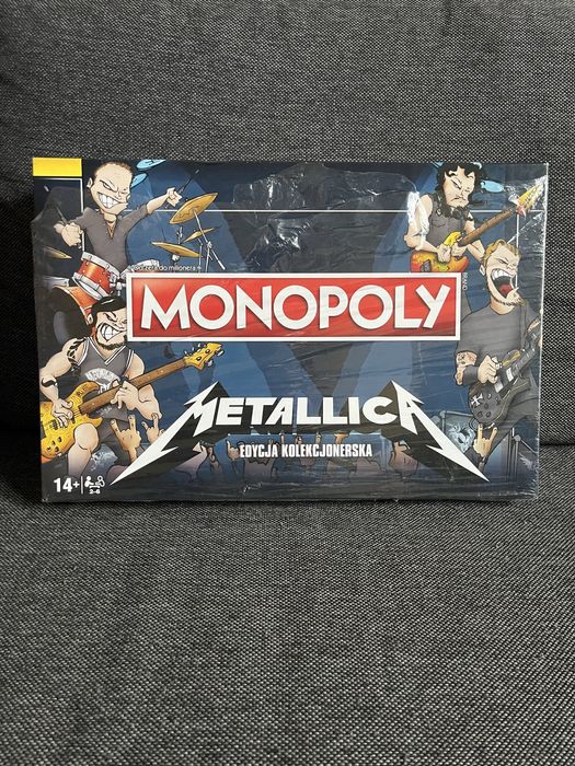 Monopoly metallica gra planszowa