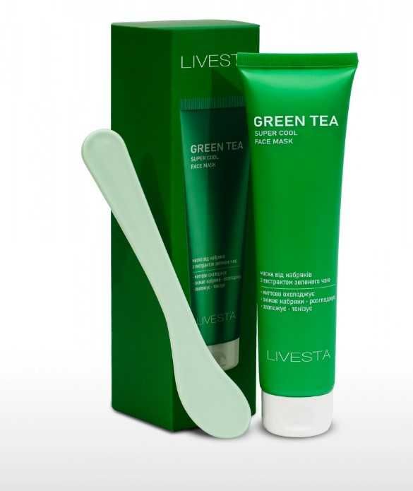 Охолоджувальна маска для обличчя від набряків LIVESTA, 100 мл