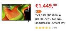 TV LG 55'' completamente Nova a um excelente preço