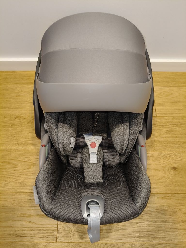 Fotelik Cybex Cloud T i-Size + adaptery do bazy wózka STAN IDEALNY
