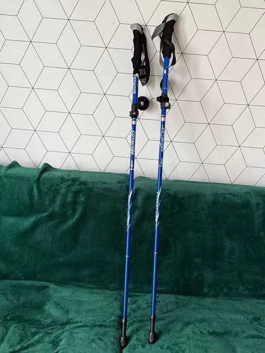 COVACURE Kijki do Nordic Walking – Składane, Regulowane, Lekkie