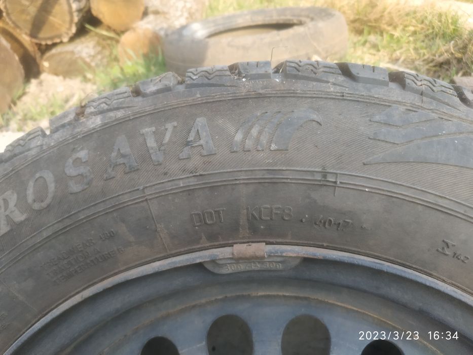 Колеса, комплект 4шт, зимові шини, розболтовка 5*110,шини 195/65  R15