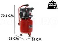 Einhell TE-AC 24 kompresor cichy 135 l/min 750W 24L