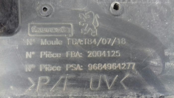 Parachoques peugeot 3008 para choques 2010
