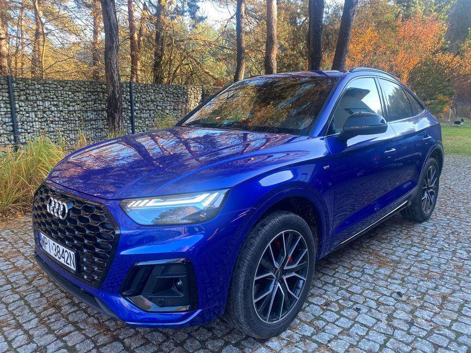 Audi Q5 Sportback 204KM, 2 X SLINE, IV 2025 max wersja salonPL serwisASO gwarancja 5 lat