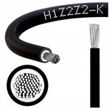 Kabel PV SOLARFLEX®-X H1Z2Z2-K 6mm2 CZARNY UV odporny - 3.99 zł/mb